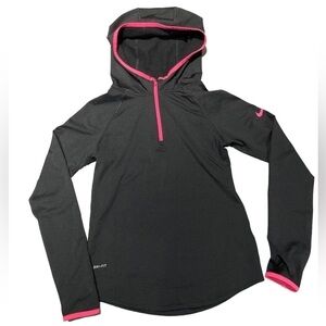 Nike Pro - Girl’s Youth Hooded Long Sleeve Active Wear Top